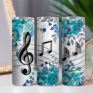 Music Note Tumbler | 20 oz Tumbler